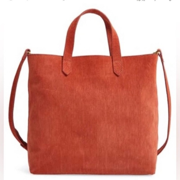 Madewell Handbags - Madewell Zip Top Transport Crossbody Corduory Edition